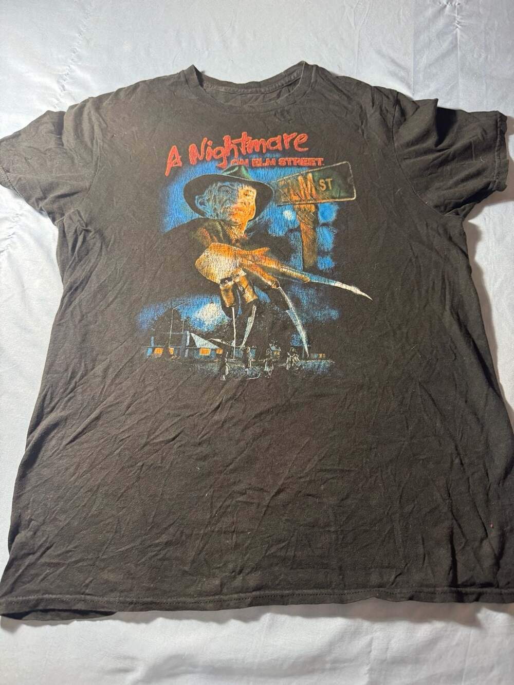 A Nightmare On Elm Street Freddy Krueger Tee Medium